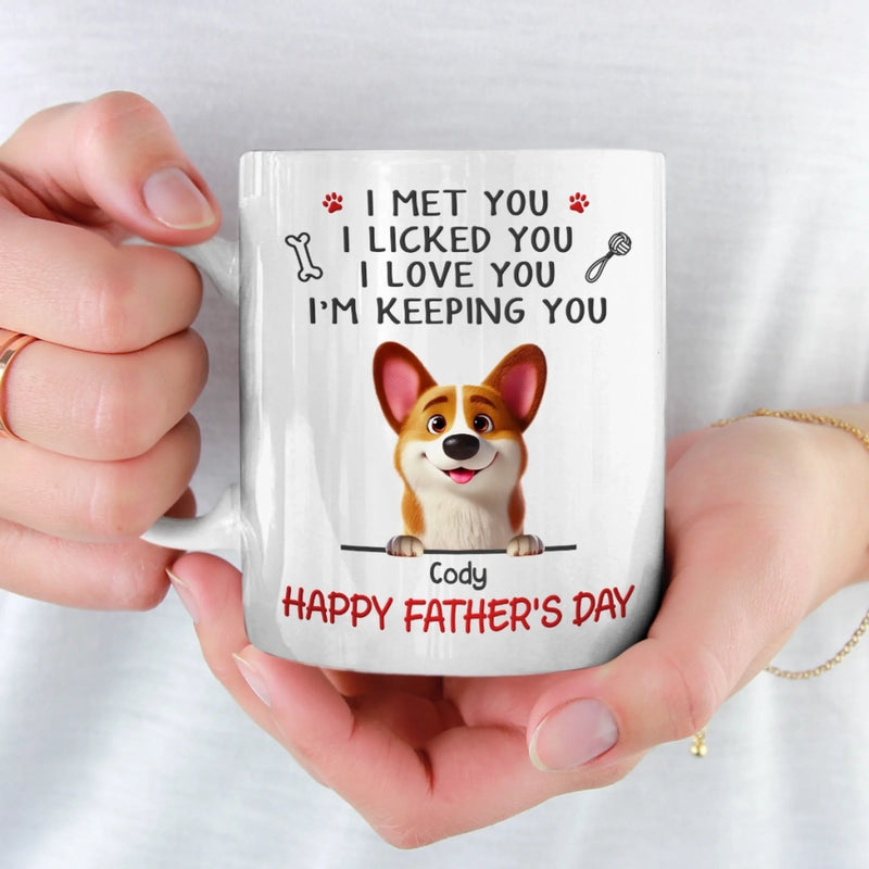 Life’s Adventure Buddy - Dog Personalized Custom Mug - Father's Day, Gift For Pet Owners, Pet Lovers