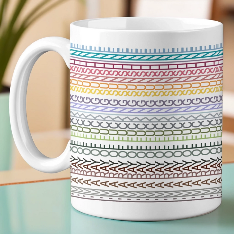 Lines Of Life - Friend Hidden Message Mug - Gift For Best Friends, Sisters, Family Members, Coworkers