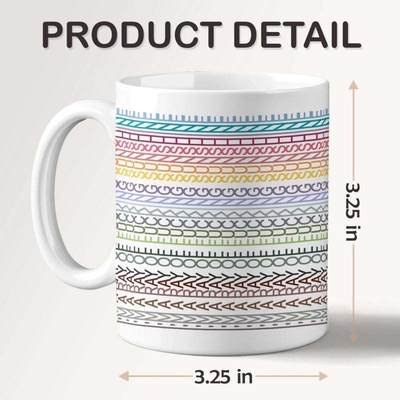 Lines Of Life - Friend Hidden Message Mug - Gift For Best Friends, Sisters, Family Members, Coworkers