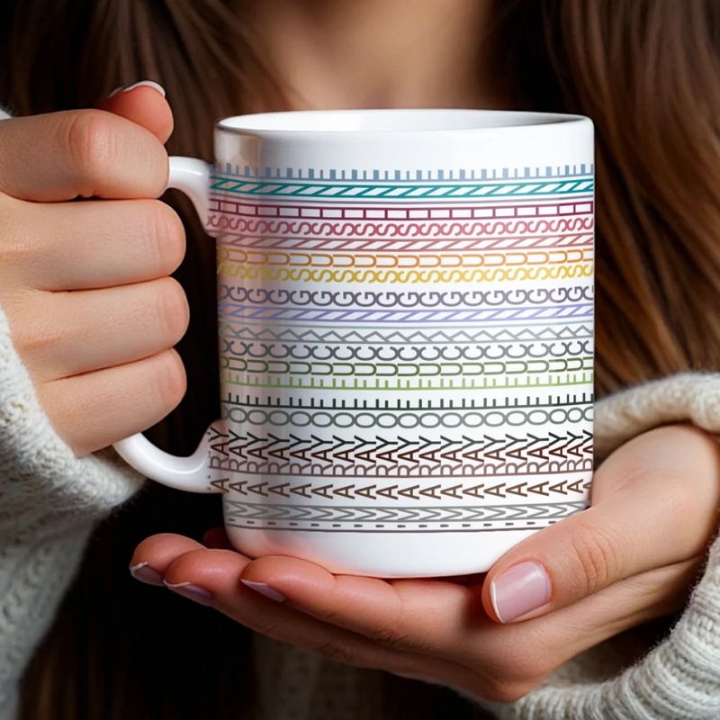 Lines Of Life - Friend Hidden Message Mug - Gift For Best Friends, Sisters, Family Members, Coworkers