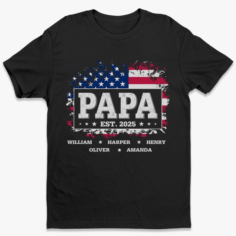 Fueled By Family Love - Family Personalized Custom Unisex T-shirt, Premium T-shirt, Hoodie - Father's Day, Gift For Dad, Grandpa