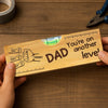 A Father's Love Holds Us Together - Family Personalized Custom Engraved Wooden Spirit Level Bottle Opener - Father's Day, Gift For Dad, Grandpa