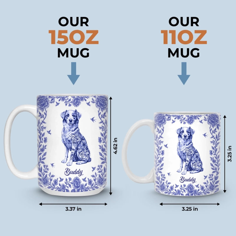 Bloom Bold, Bark Proud - Dog Personalized Custom Mug - Gift For Pet Owners, Pet Lovers