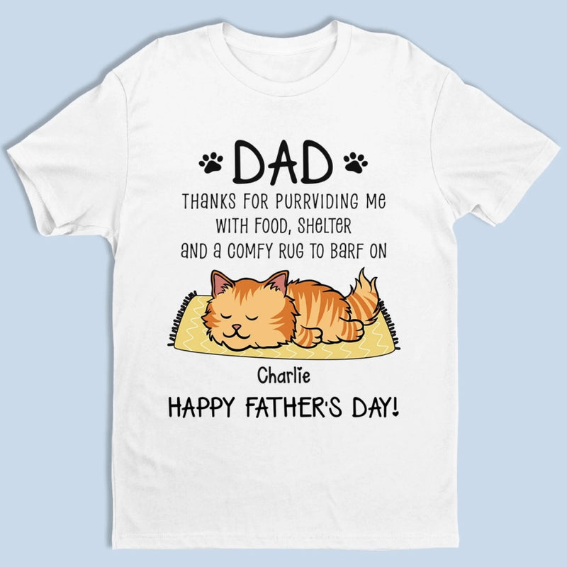 Thanks For Purrchasing My Love With Treats - Cat Personalized Custom Unisex T-shirt, Premium T-shirt, Hoodie - Father's Day,  Gift For Dad, Pet Owners, Pet Lovers