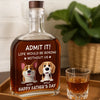 We Make Your Life Paw-some - Dog Personalized Custom Whiskey Bottle - Father's Day,  Gift For Dad, Pet Owners, Pet Lovers