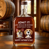 We Make Your Life Paw-some - Dog Personalized Custom Whiskey Bottle - Father's Day,  Gift For Dad, Pet Owners, Pet Lovers