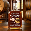 From Your Favorite Furry Troublemaker - Dog Personalized Custom Whiskey Bottle - Father's Day,  Gift For Dad, Pet Owners, Pet Lovers