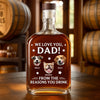 Custom Photo Dad Fuel Courtesy Of Your Pack - Dog & Cat Personalized Custom Whiskey Bottle - Father's Day,  Gift For Dad, Pet Owners, Pet Lovers