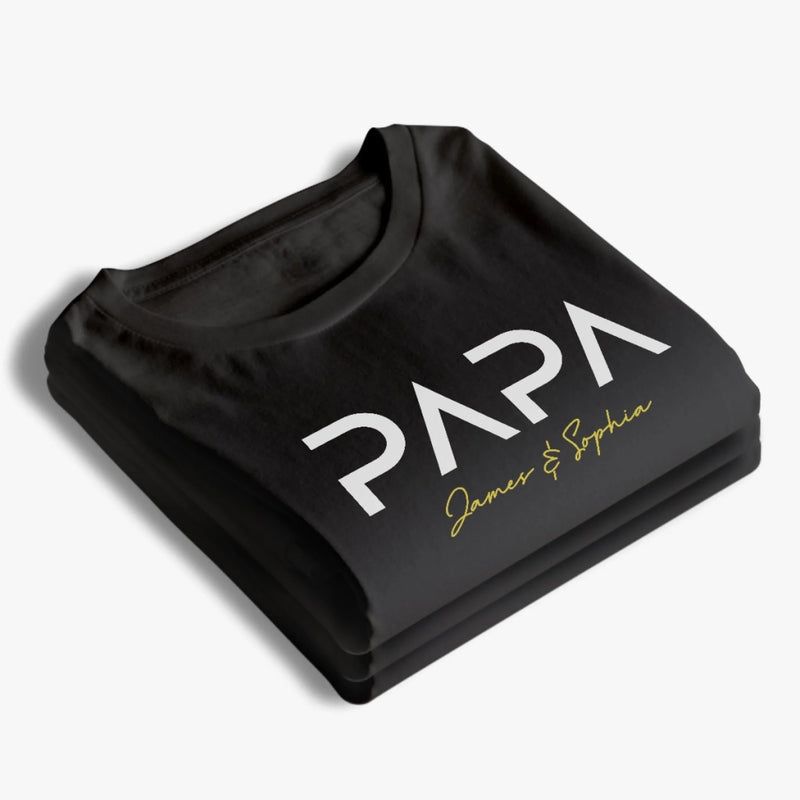 My Favorite Title, Papa - Family Personalized Custom Unisex T-shirt, Premium T-shirt, Hoodie - Father's Day, Gift For Dad, Grandpa