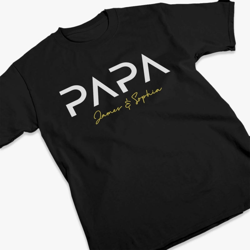 My Favorite Title, Papa - Family Personalized Custom Unisex T-shirt, Premium T-shirt, Hoodie - Father's Day, Gift For Dad, Grandpa
