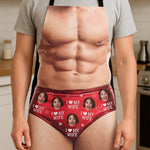 Custom Photo Still Hot, Especially In The Kitchen - Couple Personalized Custom Apron - Gift For Husband, Wife, Couple - Anniversary