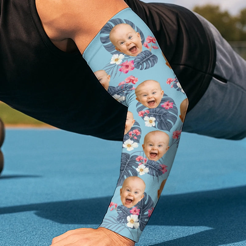 Custom Photo Cuteness I Carried - Family Personalized Custom Tattoo Arm Sleeve - Summer Vacation Gift For Family Members, Pet Owners, Pet Lovers