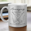 Annoying You Daily, With Love - Couple Personalized Custom Metallic Mug - Gift For Husband Wife, Anniversary