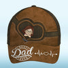More Than A Title, Dad Is Our Hero - Family Personalized Custom Hat, All Over Print Classic Cap - New Arrival, Father's Day, Gift For Dad, Grandpa