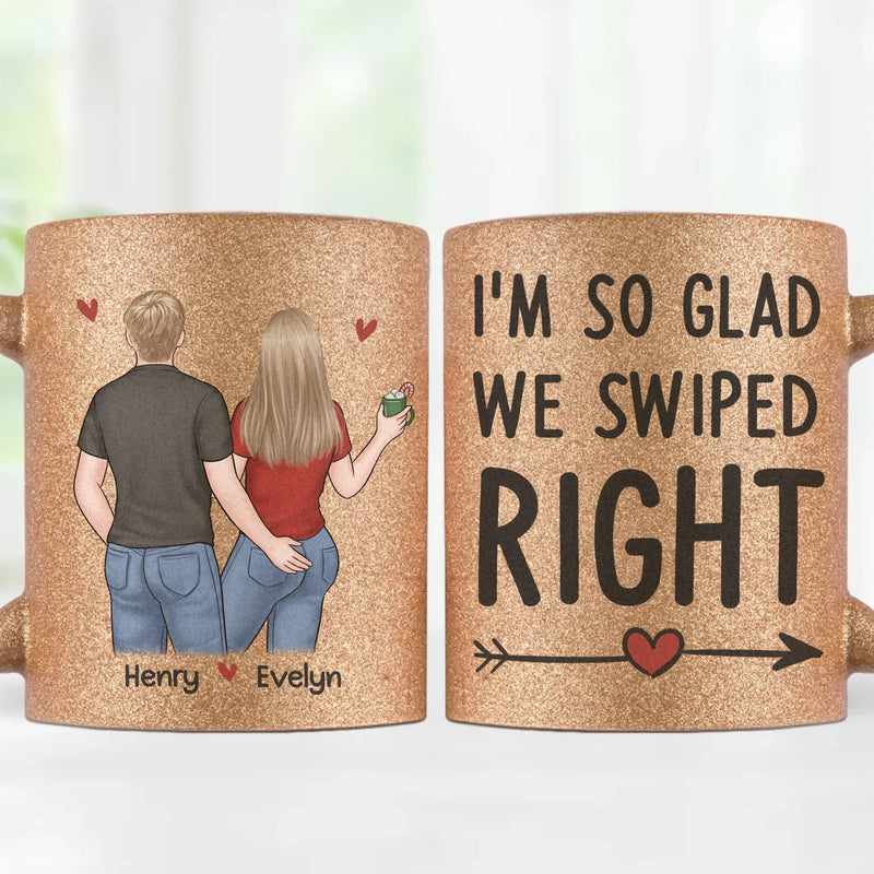 I Promise To Always Be By Your Side - Couple Personalized Custom Metallic Mug - Gift For Husband Wife, Anniversary
