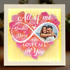 Custom Photo Holding Hands Through Every Season - Couple Personalized Custom Flower Shadow Box With LED - Gift For Husband Wife, Anniversary