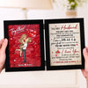 My Heart Belongs To You - Couple Personalized Custom Double Frame Flower Shadow Box - Gift For Husband Wife, Anniversary