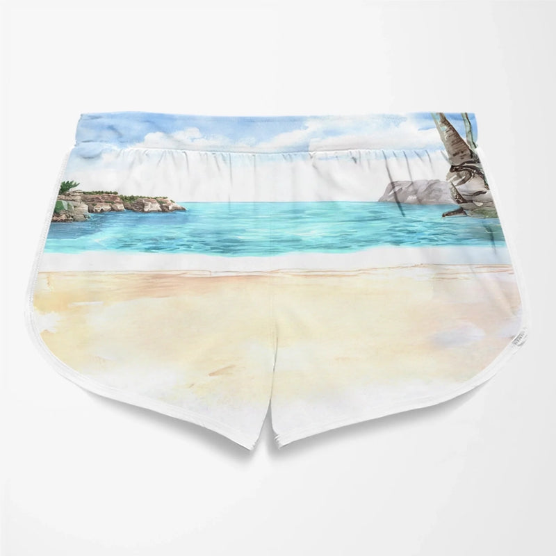 Custom Photo Vacation With Bae - Funny Personalized Custom Tropical Hawaiian Aloha Couple Beach Shorts - Summer Vacation Gift, Birthday Party Gift For Husband Wife