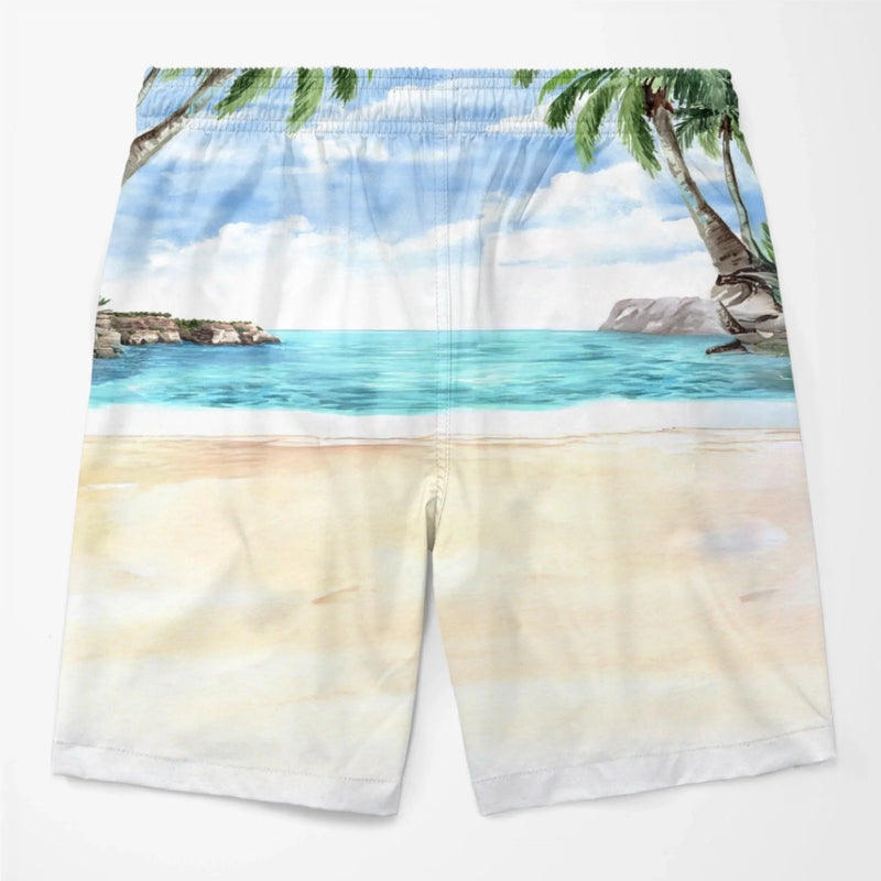 Lost And Found With Bae - Funny Personalized Custom Tropical Hawaiian Aloha Couple Beach Shorts - Summer Vacation Gift, Birthday Party Gift For Husband Wife
