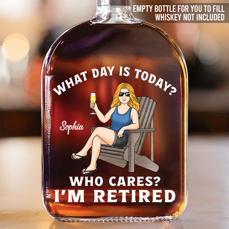 Cheers To Retirement Life - Coworker Personalized Custom Whiskey Bottle - Appreciation, Retirement Gift For Coworkers, Work Friends, Colleagues