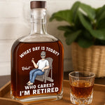 Cheers To Retirement Life - Coworker Personalized Custom Whiskey Bottle - Appreciation, Retirement Gift For Coworkers, Men