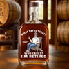 Cheers To Retirement Life - Coworker Personalized Custom Whiskey Bottle - Appreciation, Retirement Gift For Coworkers, Work Friends, Colleagues