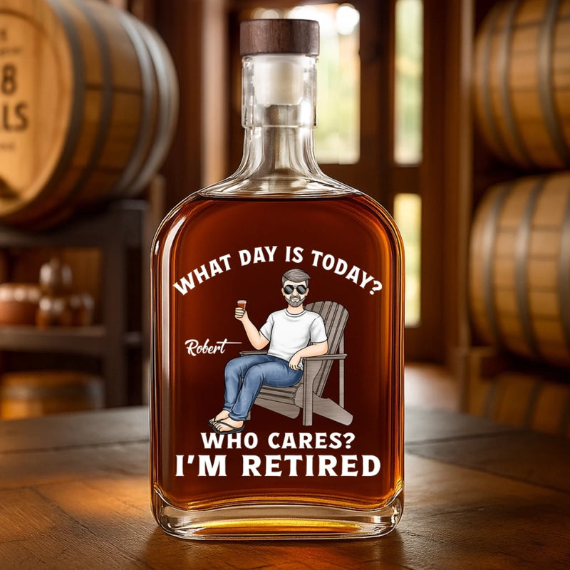 Cheers To Retirement Life - Coworker Personalized Custom Whiskey Bottle - Appreciation, Retirement Gift For Coworkers, Work Friends, Colleagues