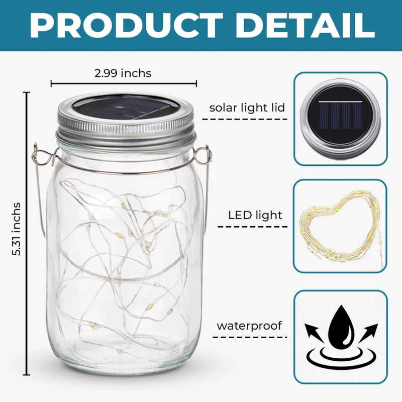 Custom Photo Your Light Still Shines - Memorial Personalized Custom Solar Jar Lantern - Sympathy Gift For Family Members