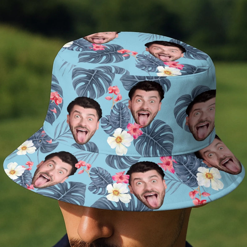 Custom Photo Vacation Mode, Activated - Family Personalized Custom Bucket Hat - Summer Vacation Gift For Family Members, Pet Owners, Pet Lovers