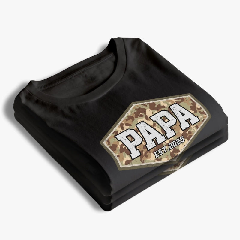 Papa, Mission Never Ends - Family Personalized Custom Unisex T-shirt, Premium T-shirt, Hoodie - 4th Of July, Gift For Dad, Grandpa