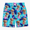 Custom Photo Paws Out, Sun's Out - Dog & Cat Personalized Custom Tropical Hawaiian Aloha Men Beach Shorts - Summer Vacation Gift For Pet Owners, Pet Lovers