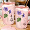 Bloom With Grace - Family Personalized Custom 14oz Marble Mug - Gift For Yourself, Best Friends, Siblings, Family Members
