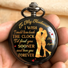Always Yours, Endlessly Mine - Couple Personalized Custom Pocket Watch - Gift For Husband Wife, Anniversary