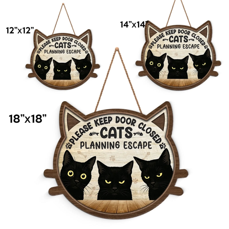 Whiskers Over Rules - Cat Home Decor Wood Sign - House Warming Gift For Pet Owners, Pet Lovers