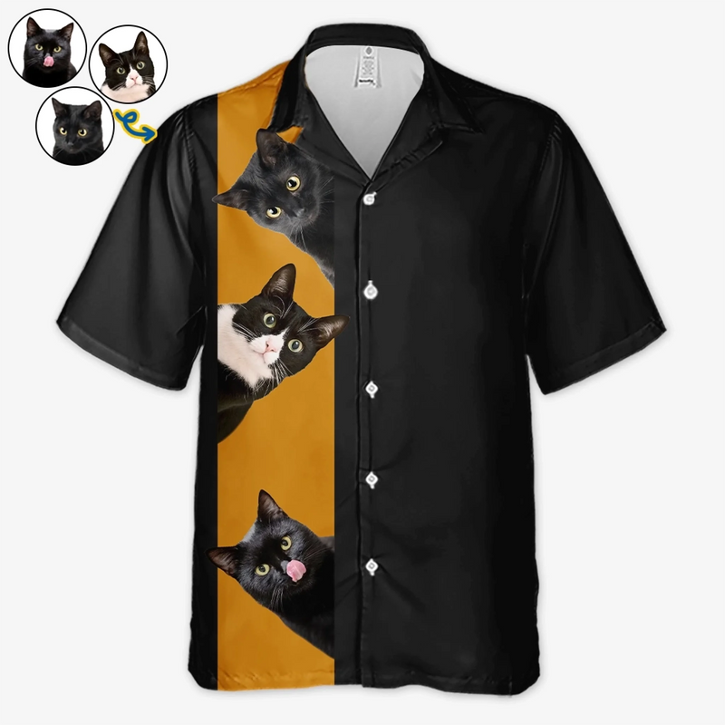 Custom Photo Paws And Relax - Dog & Cat Personalized Custom Unisex Tropical Hawaiian Aloha Shirt - Summer Vacation Gift, Gift For Pet Owners, Pet Lovers