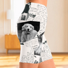 Custom Photo Fetch Vibes Only - Dog & Cat Personalized Custom Biker Leggings - Gifts For Pet Owners, Pet Lovers