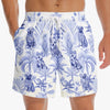 Stay Pawsitive, Stay Tropical - Dog Personalized Custom Tropical Hawaiian Aloha Men Beach Shorts - Summer Vacation Gift For Pet Owners, Pet Lovers