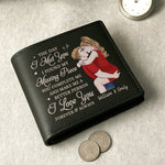 Better With You - Couple Personalized Custom Double-Sided Printed Leather Wallet - Gift For Wife, Couple
