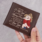 Better With You - Couple Personalized Custom Double-Sided Printed Leather Wallet - Gift For Wife, Couple