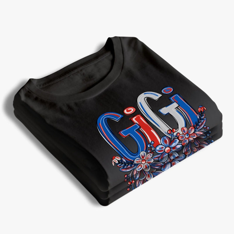 Proud Gigi Vibes - Family Personalized Custom Unisex T-shirt, Premium T-shirt, Hoodie - 4th Of July, Gift For Mom, Grandma