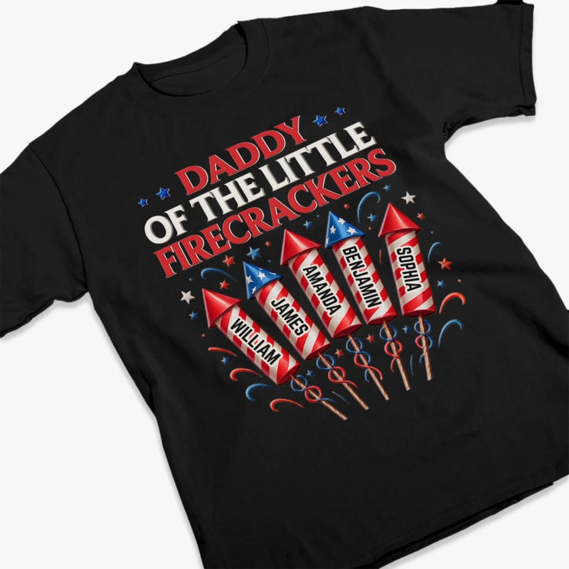 Red White Boom - Family Personalized Custom Unisex T-shirt, Premium T-shirt, Hoodie - 4th Of July, Gift For Dad, Grandpa