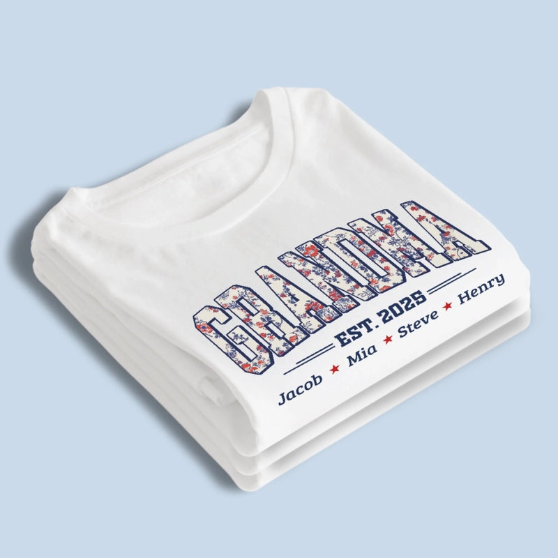 Best Nana Ever - Family Personalized Custom Unisex T-shirt, Premium T-shirt, Hoodie - 4th Of July, Gift For Mom, Grandma