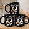 Thank You For Helping Me Bloom - Couple Personalized Custom Black Mug - Gift For Husband Wife, Anniversary