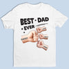 Best Dad In The Galaxy - Family Personalized Custom Unisex T-shirt, Premium T-shirt, Hoodie -  Father's Day, Gift For Dad, Grandpa