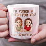 Marble Mug - Personalized Best Friend Birthday Gifts For Women - Savage Besties Club, Gifts For Best Friends, Sisters, BFF