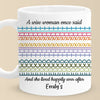 Custom Hidden Message Mug - Personalized Funny Gifts For Best Friends, Family, Coworker, Work Bestie - Slay The Day