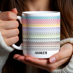 Custom Hidden Message Mug - Personalized Funny Gifts For Family - Sipping In Style
