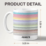 Custom Hidden Message Mug - Personalized Funny Gifts For Family - Sipping In Style