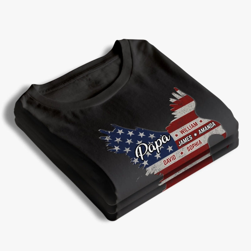 Unisex T-shirt, Premium T-shirt, Hoodie - Personalized 4th Of July Gifts For Kids, Adults - Let Freedom Fly High