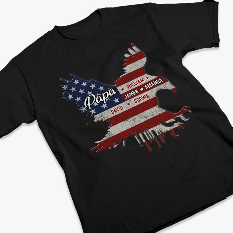 Unisex T-shirt, Premium T-shirt, Hoodie - Personalized 4th Of July Gifts For Kids, Adults - Let Freedom Fly High